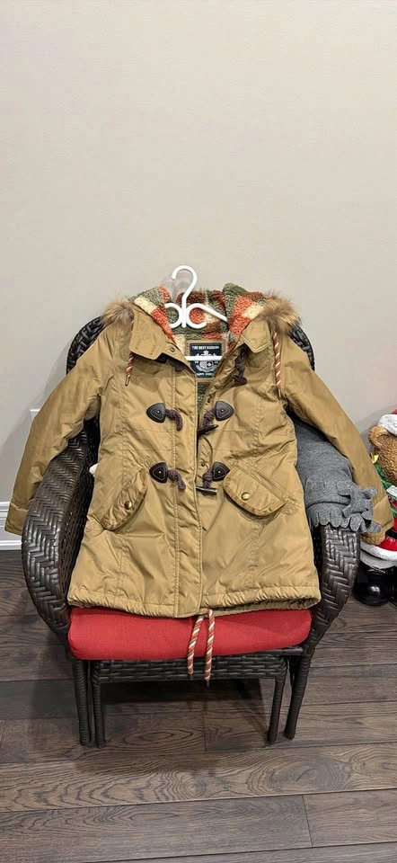 Down Parka with Detachable Inner Fleece