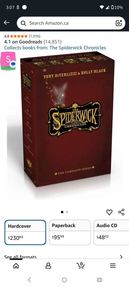 Spiderwick Chronicles Hardcover Books - photo 4