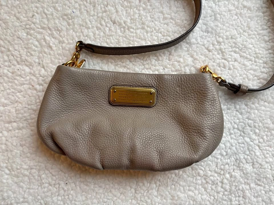 Marc By Marc Jacobs Taupe Classic Q Percy Crossbody Bag