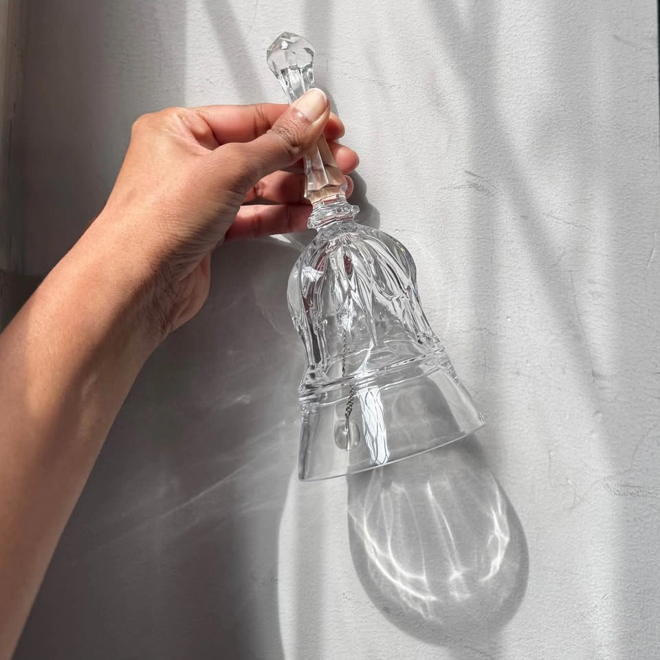 8” crystal dinner bell - photo 2