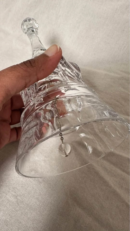 8” crystal dinner bell - photo 4