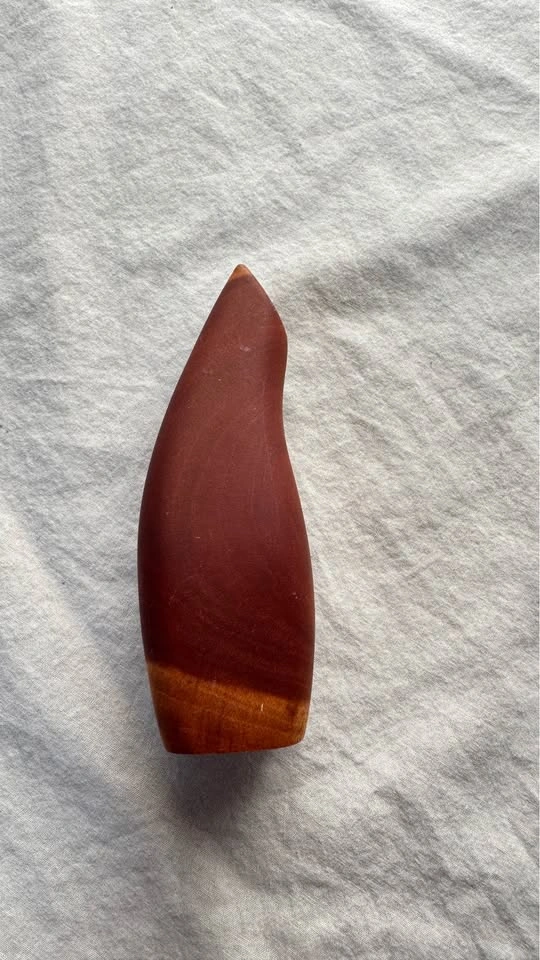 Vintage Medford Mahogany Bud Vase 5.5" Barbados - photo 3