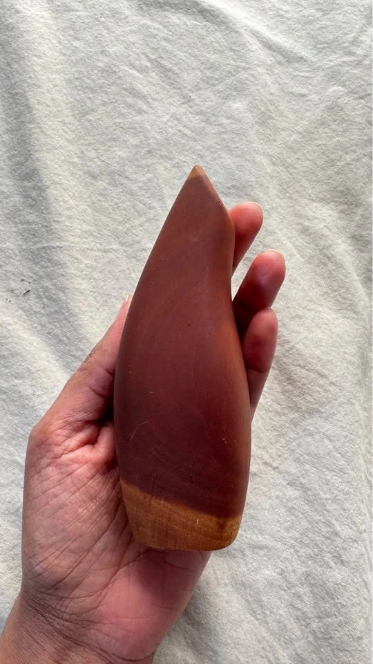 Vintage Medford Mahogany Bud Vase 5.5" Barbados - photo 4