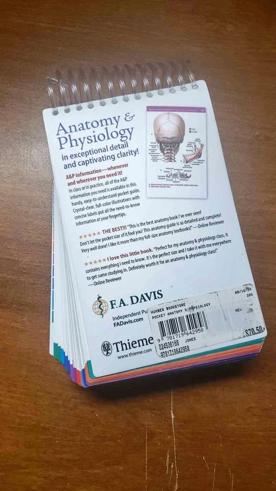 Anatomy and Physiology pocket book