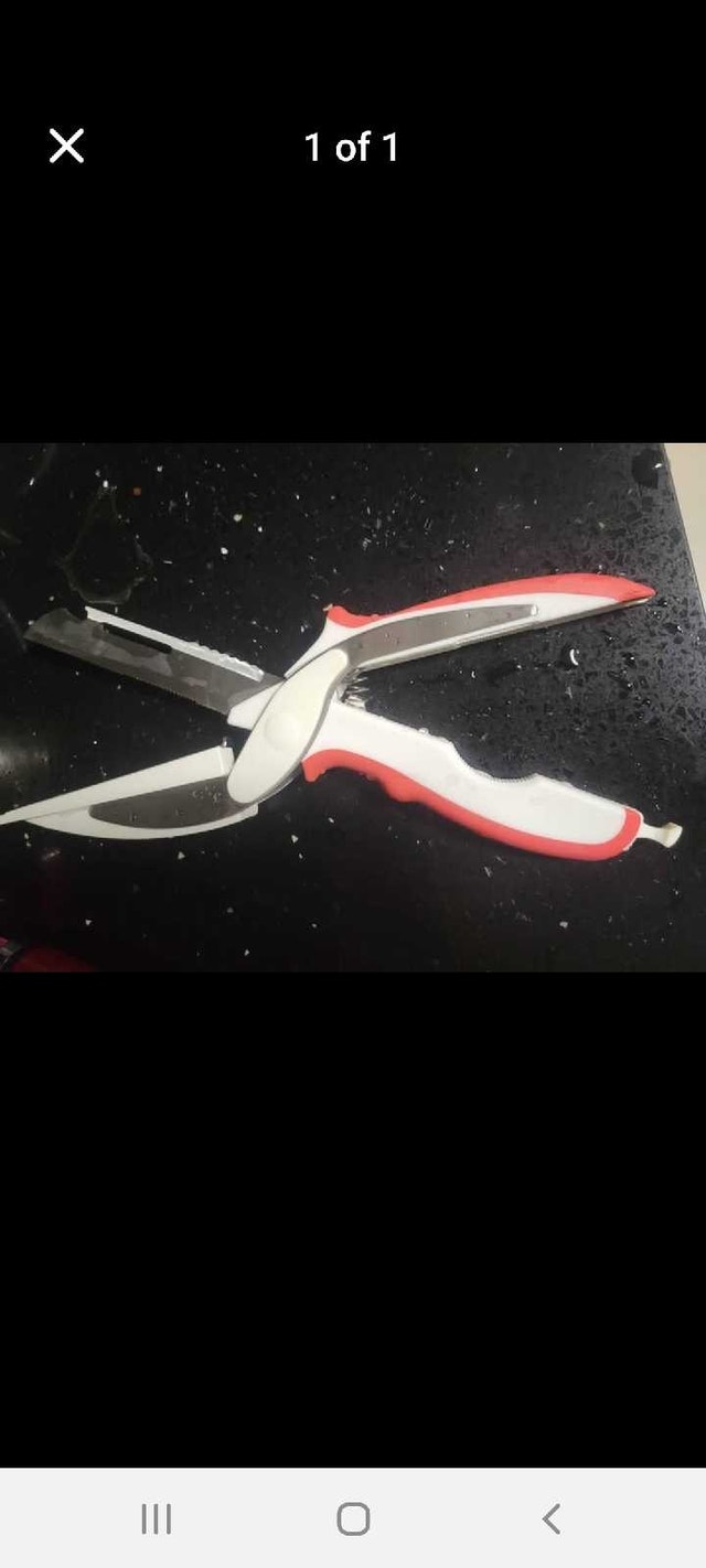 Clever Cutter 2-in-1 Kitchen Knife Scissors