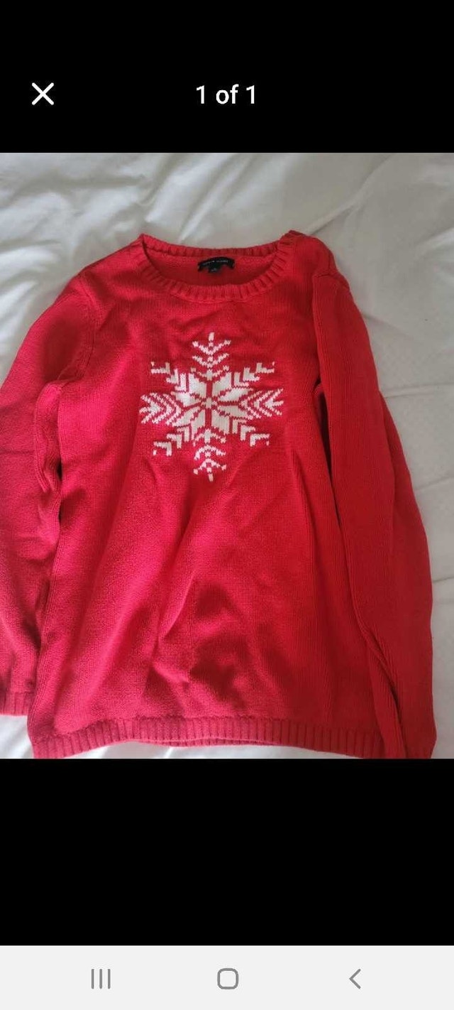 Tommy Hilfiger Girls Snowflake Sweater - Size 14