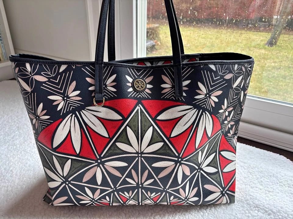 Tory Burch Large Floral Kerrington Tote Bag