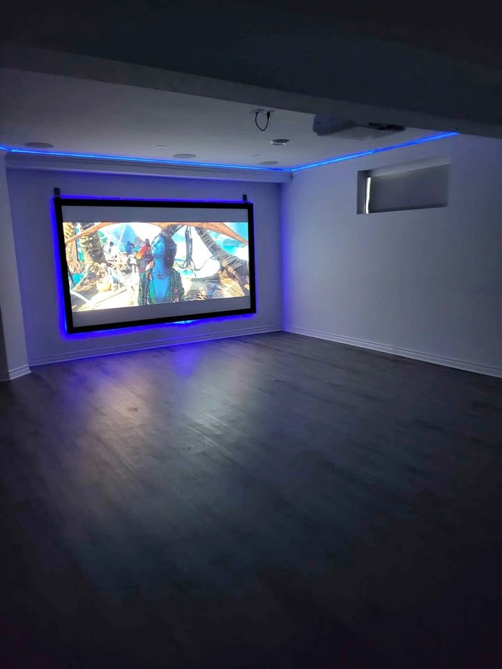 Luxury Home Theater System - 4K HDR, Dolby Atmos - 135"