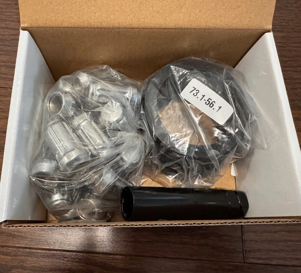 Wheel Installation Kit ~ 73.1 → 56.1 kit fits mainly Subaru - photo 3