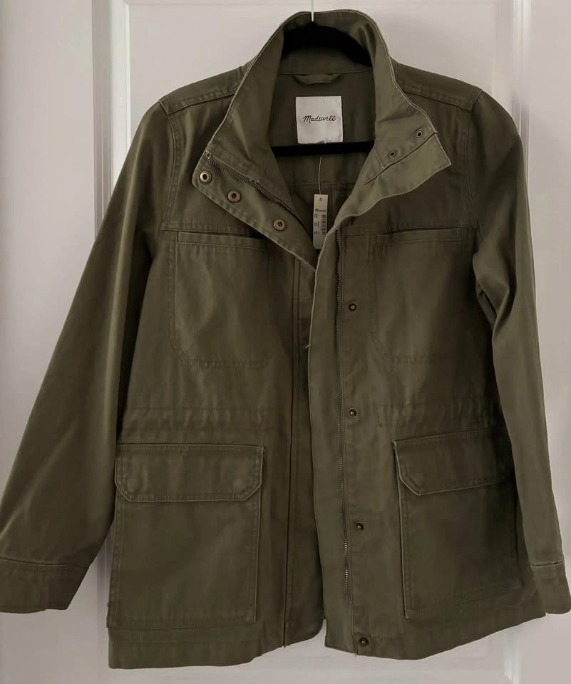 Madewell Women's Military Dispatch Jacket - Desert Olive / Green - photo 4