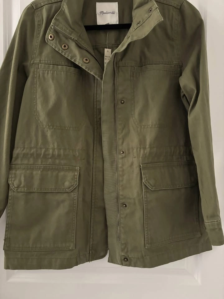 Madewell Women's Military Dispatch Jacket - Desert Olive / Green - photo 5