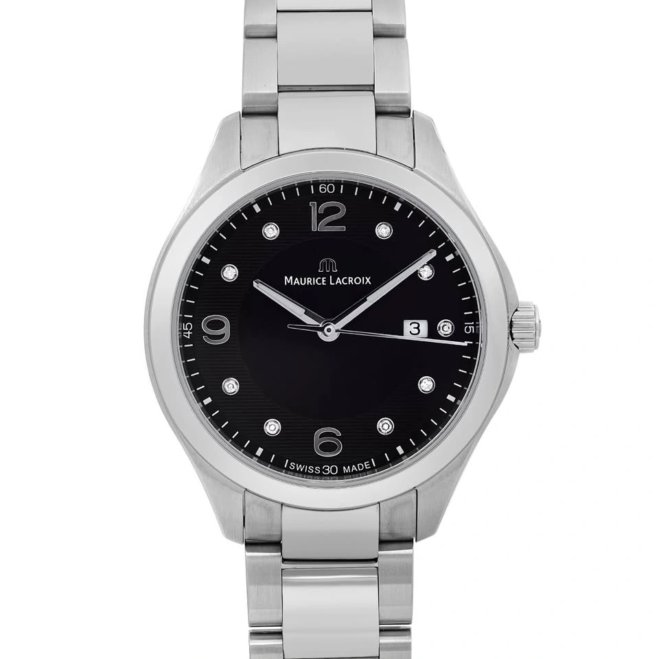 Maurice Lacroix Miros 32mm Steel Diamond Dial Watch MI1014-SS002