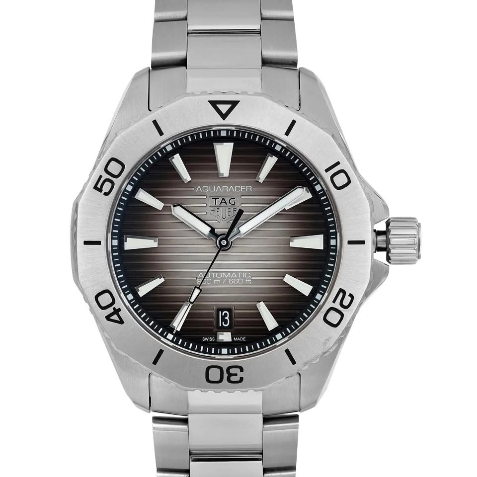 Tag Heuer Aquaracer 40mm Steel Black Dial Automatic Mens Watch W
