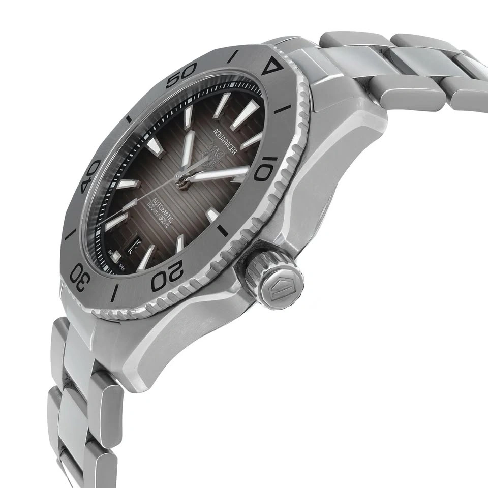 Tag Heuer Aquaracer 40mm Steel Black Dial Automatic Mens Watch W - photo 3