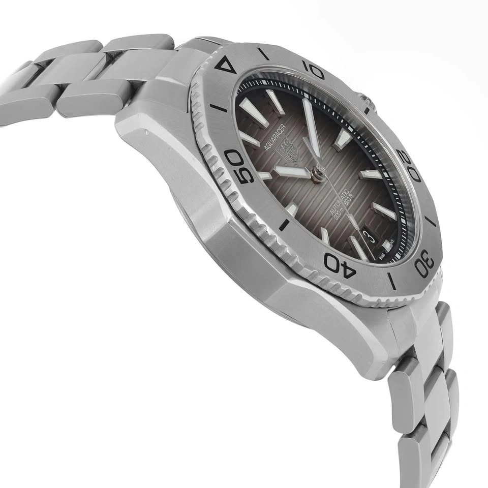 Tag Heuer Aquaracer 40mm Steel Black Dial Automatic Mens Watch W - photo 4