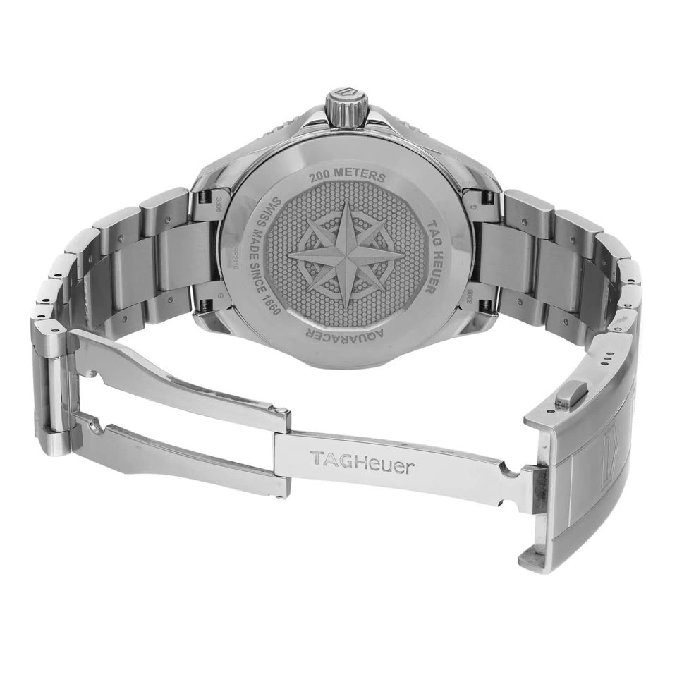 Tag Heuer Aquaracer 40mm Steel Black Dial Automatic Mens Watch W - photo 5
