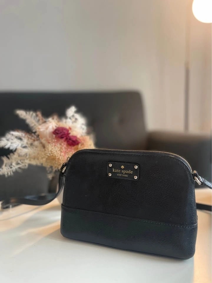 Kate Spade Black Leather Crossbody Purse - photo 3