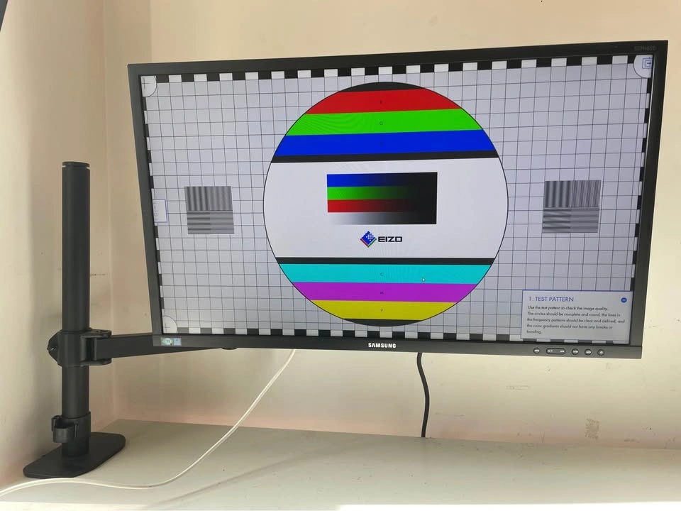Samsung 27" Monitor with Monitor Arm (Model: S27H650FD) - photo 2