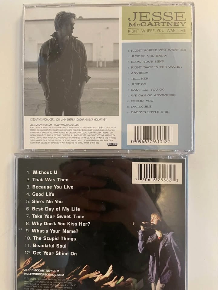 Jesse McCartney CD Collection (4 CDs) - photo 3