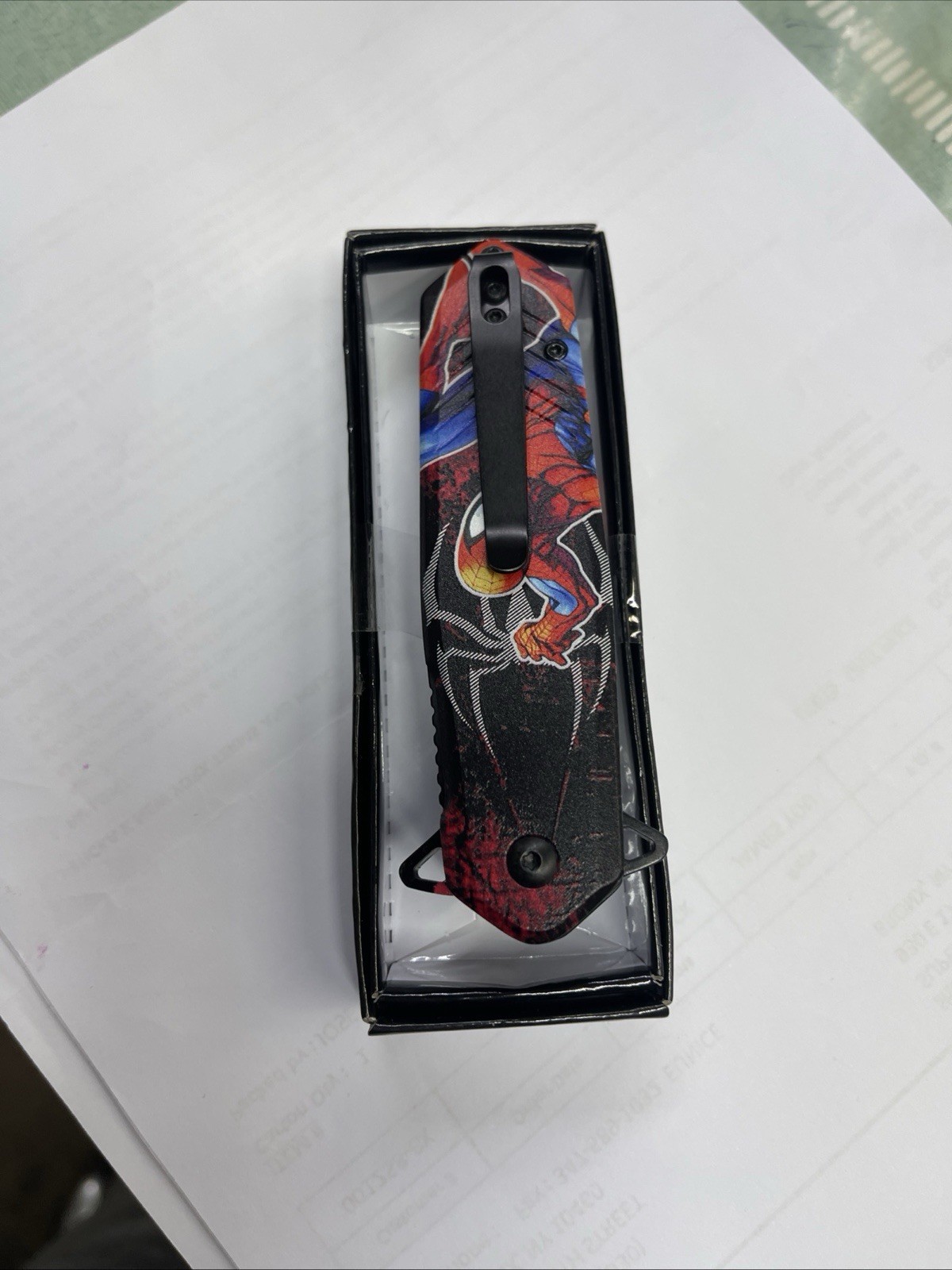 Spiderman Assisted Open Survival Pocket Knife - photo 3