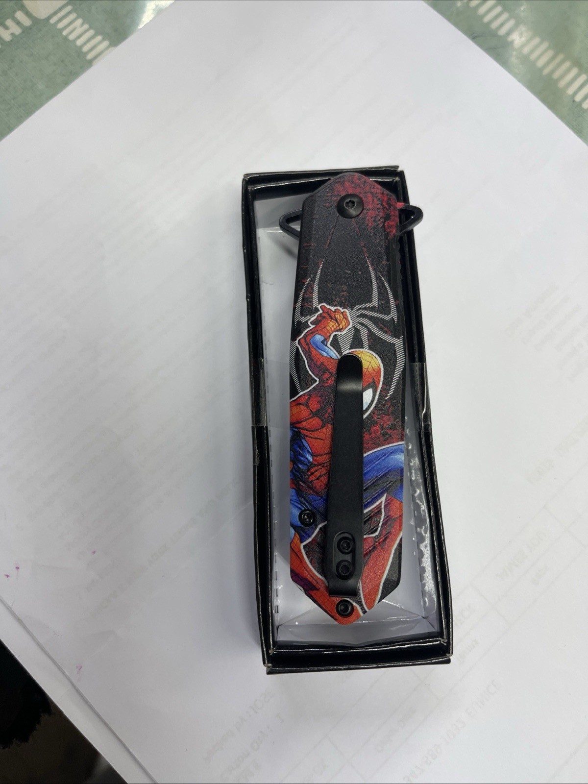 Spiderman Assisted Open Survival Pocket Knife - photo 5
