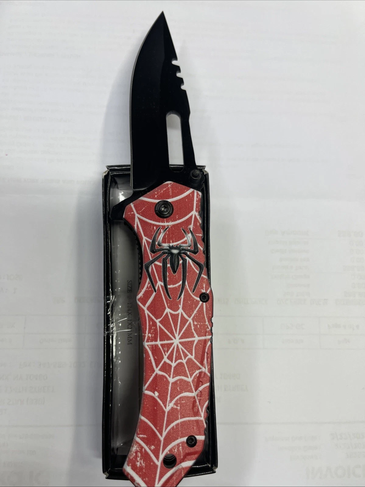 Spider-Man Spring Assisted Open Pocket Knife 9" - photo 2