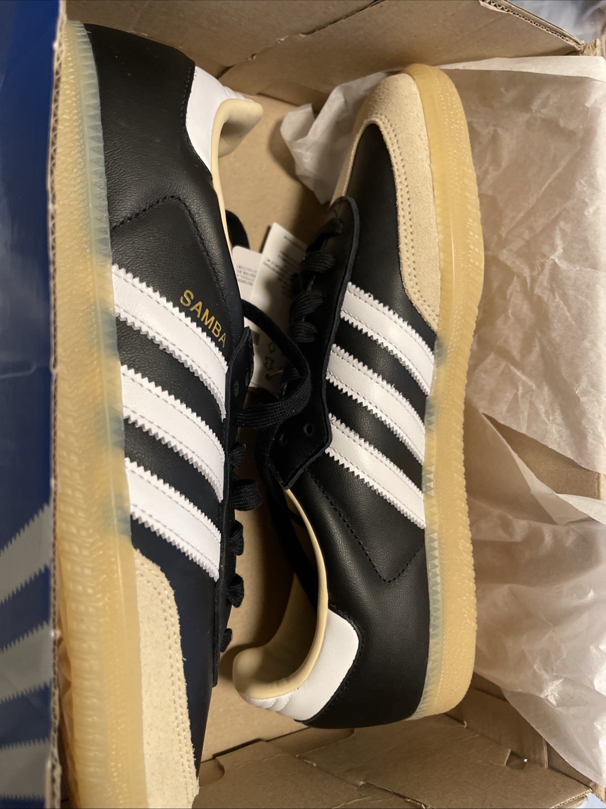 adidas Samba OG Men's Classic Style Shoes Black/White Gum
