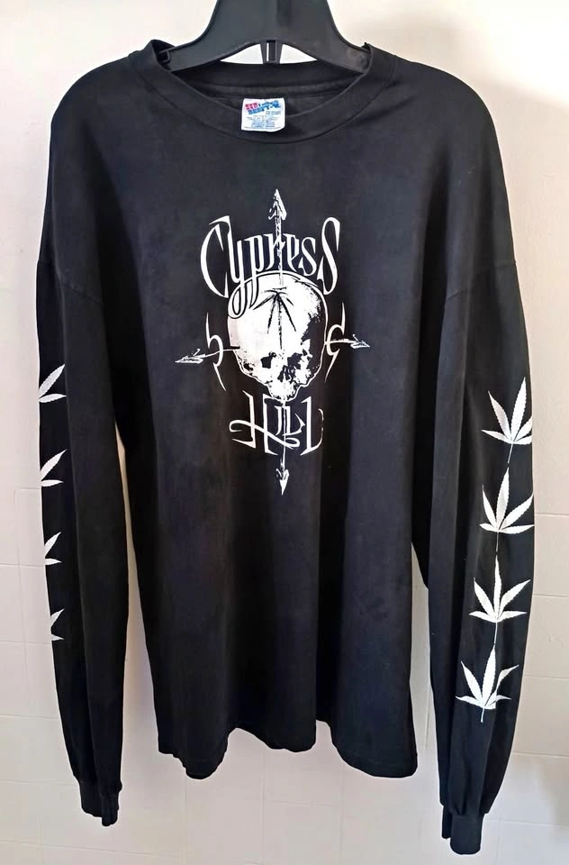 Vintage Cypress Hill Black Sunday Long Sleeve Shirt XL