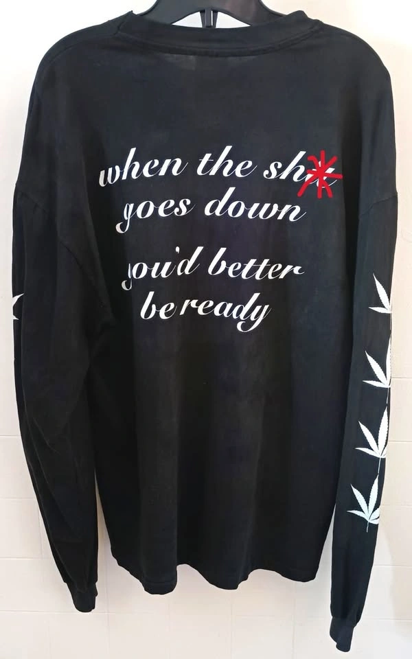 Vintage Cypress Hill Black Sunday Long Sleeve Shirt XL - photo 3