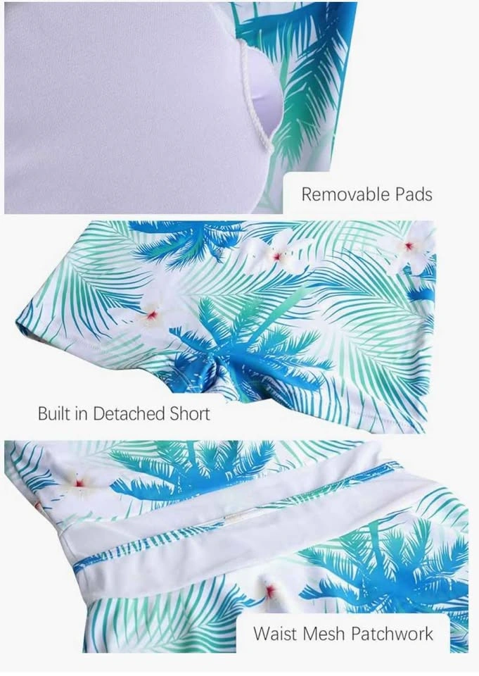🌴 Brand New Tropical Swim Dress / Rash Guard - photo 4