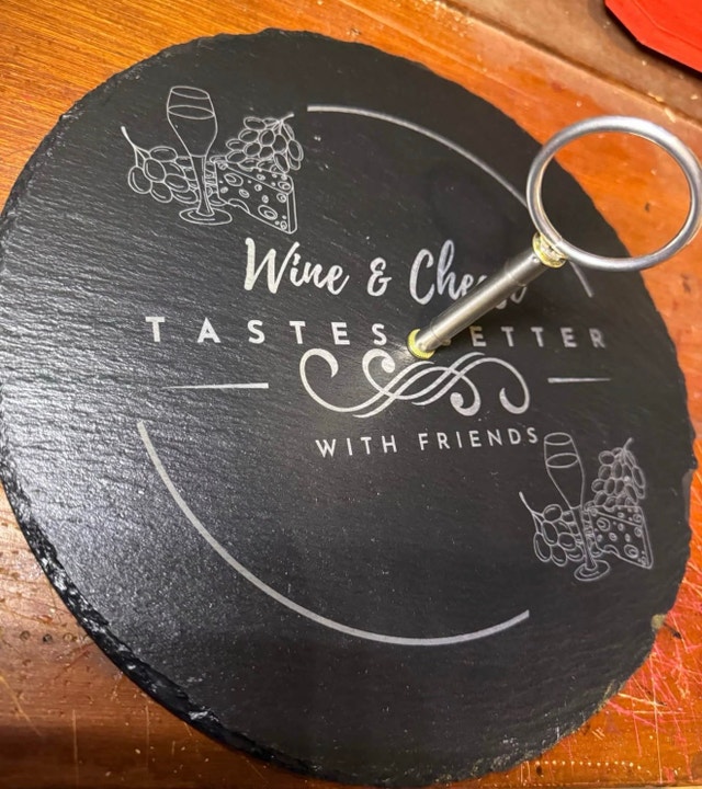 Custom Engraved Slate Serving Tray