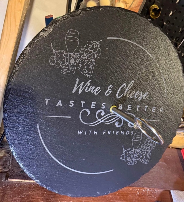 Custom Engraved Slate Serving Tray - photo 4