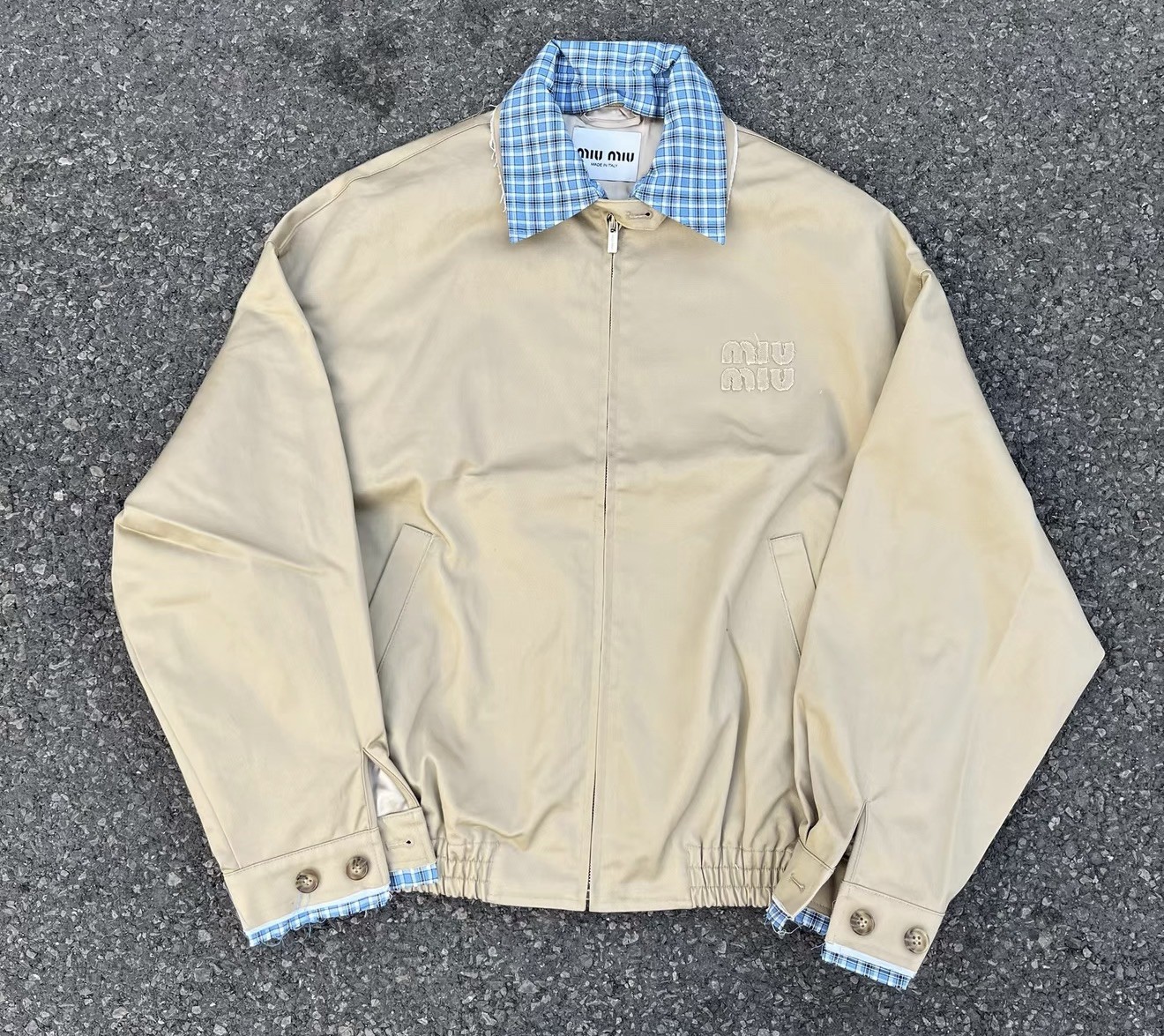 Miu Miu Beige Work Jacket