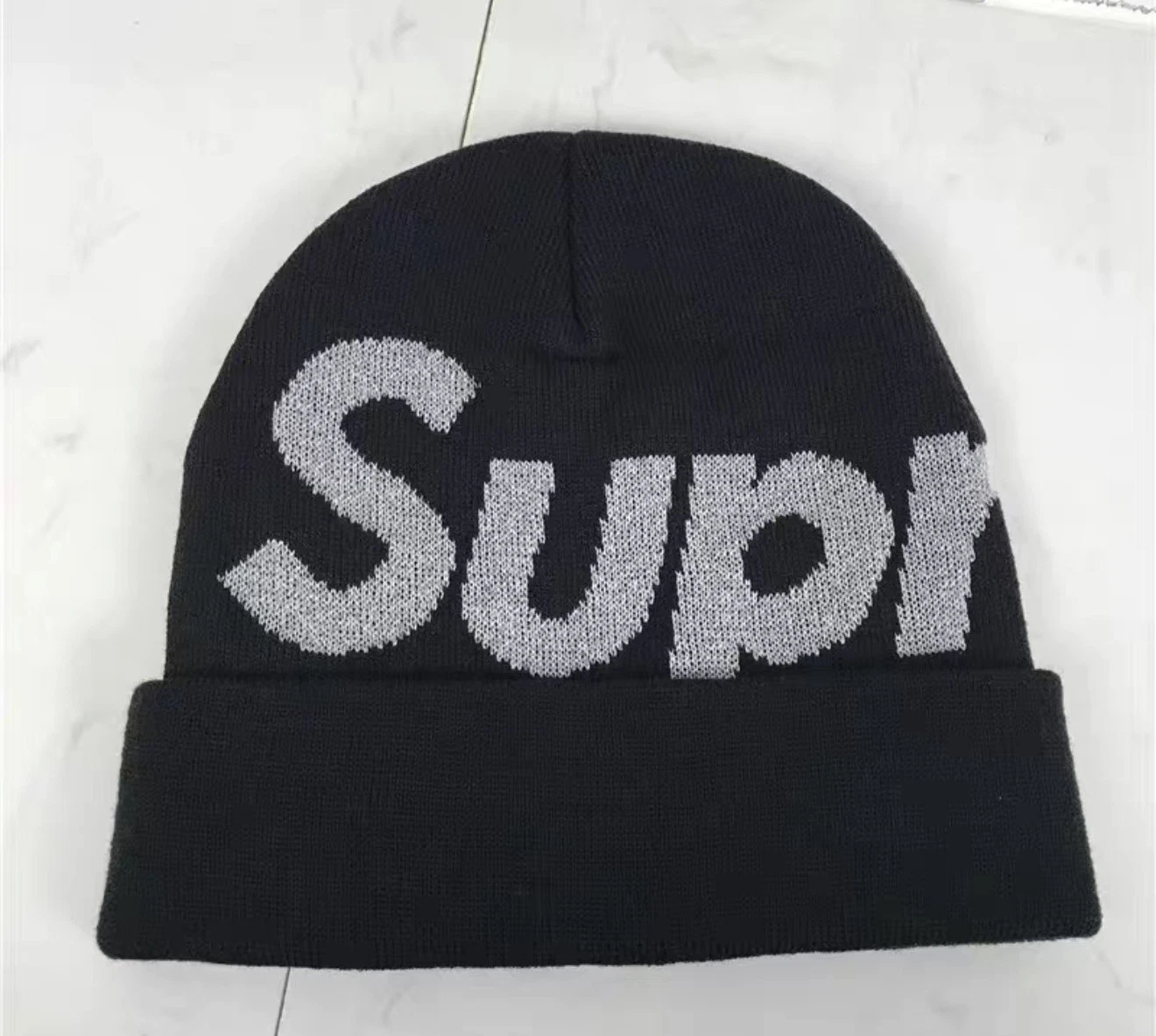 Supreme Red 3M Beanie Big Logo - photo 2