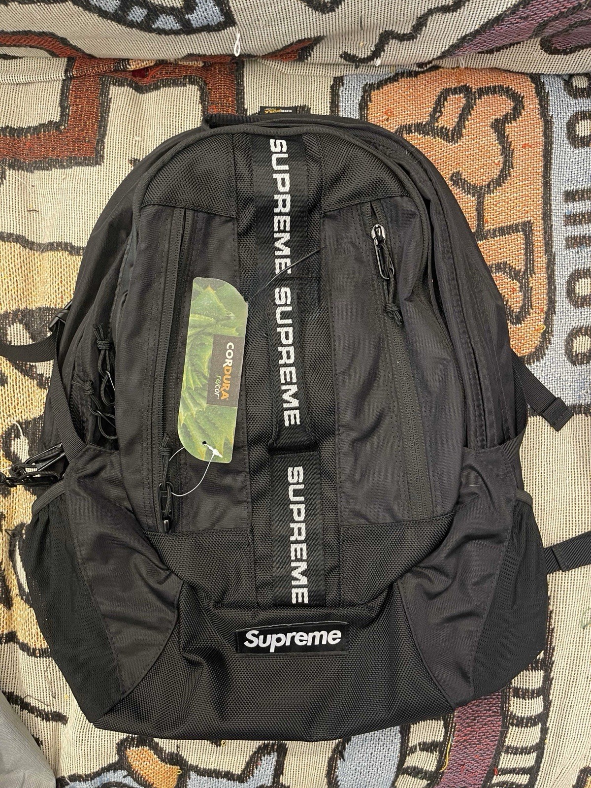 SUPREME FW22 Black Backpack