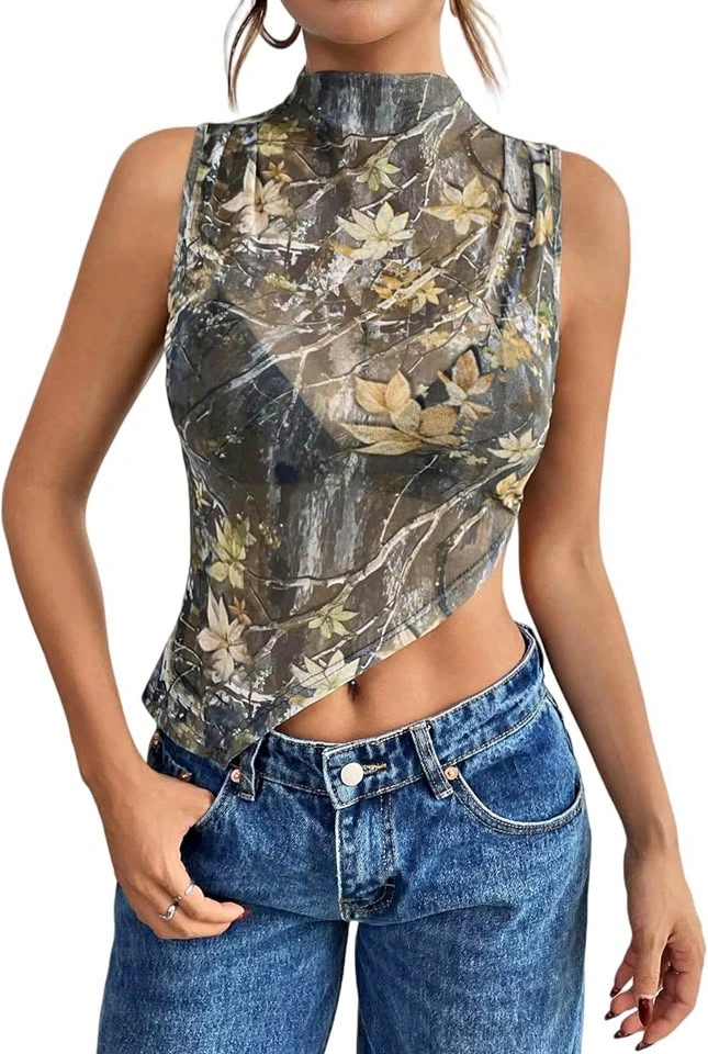 Sheer Mesh Tank Tops