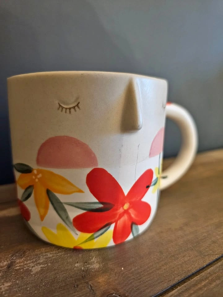 Anthropologie "Visage" Mug by Fotini Tikkou – 10 oz