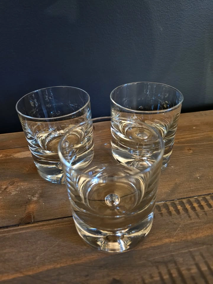 Krosno Bubble Base Whiskey Glasses - Set of 3 - photo 2