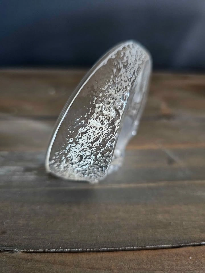 Mats Jonasson Lead Crystal Blue Tit Paperweight – Signed (Design - photo 2