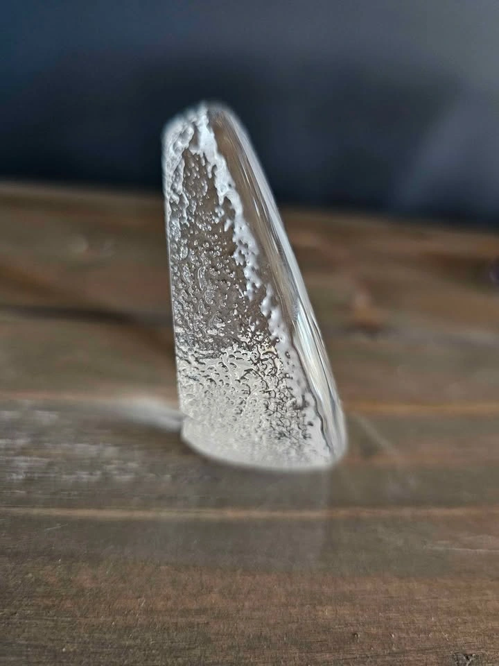Mats Jonasson Lead Crystal Blue Tit Paperweight – Signed (Design - photo 3