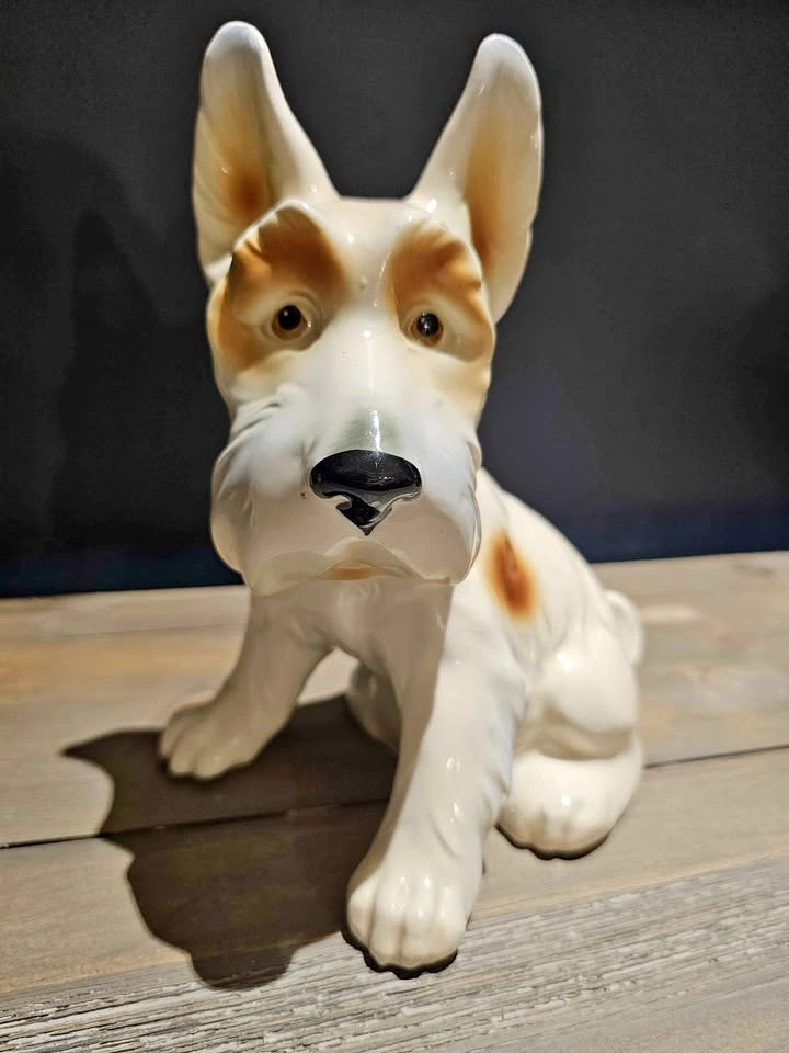Mid-Century Vintage Terrier Figurine