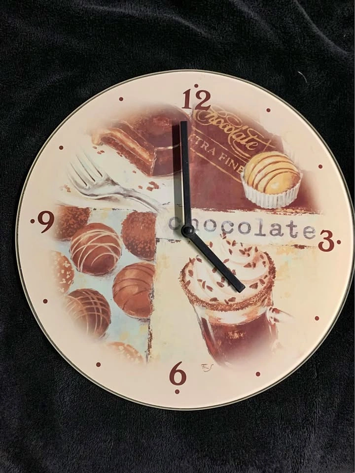 Glass Kitchen Clock