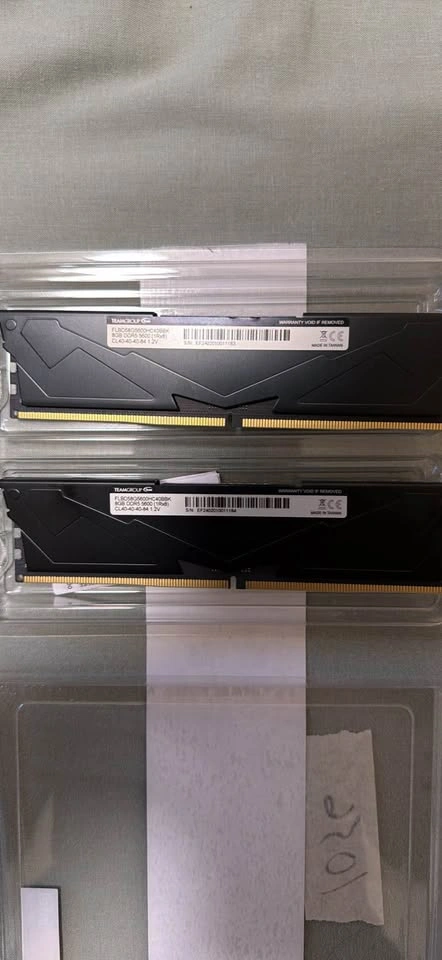 16GB (2x8GB) TeamGroup T-Force Vulcan DDR5 RAM - Black - photo 2