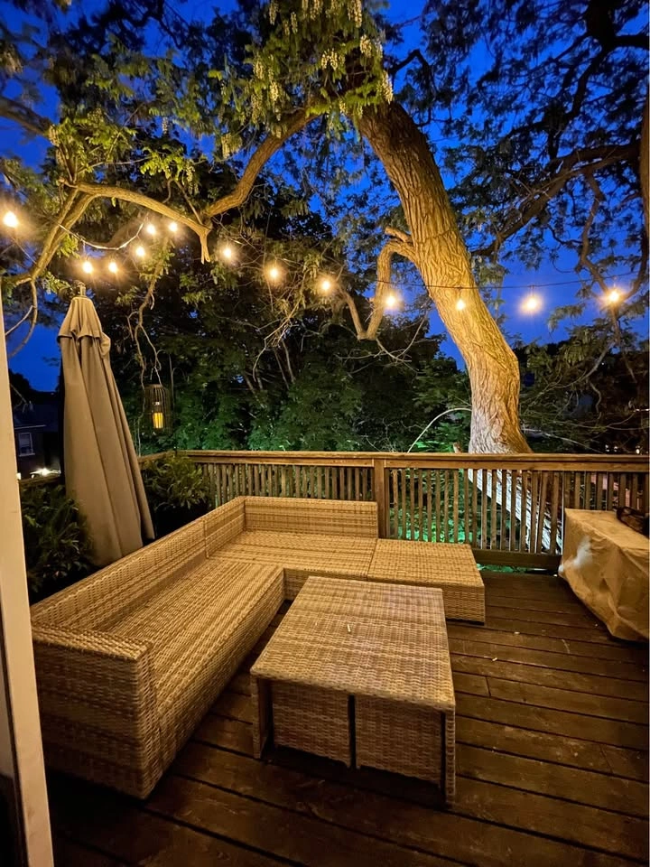 Outdoor Sectional Set + Fire Table + Storage - photo 5