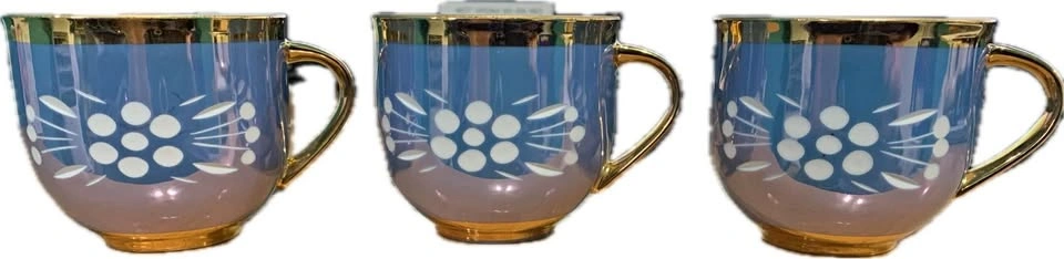 Set of 3 tea/coffee cups