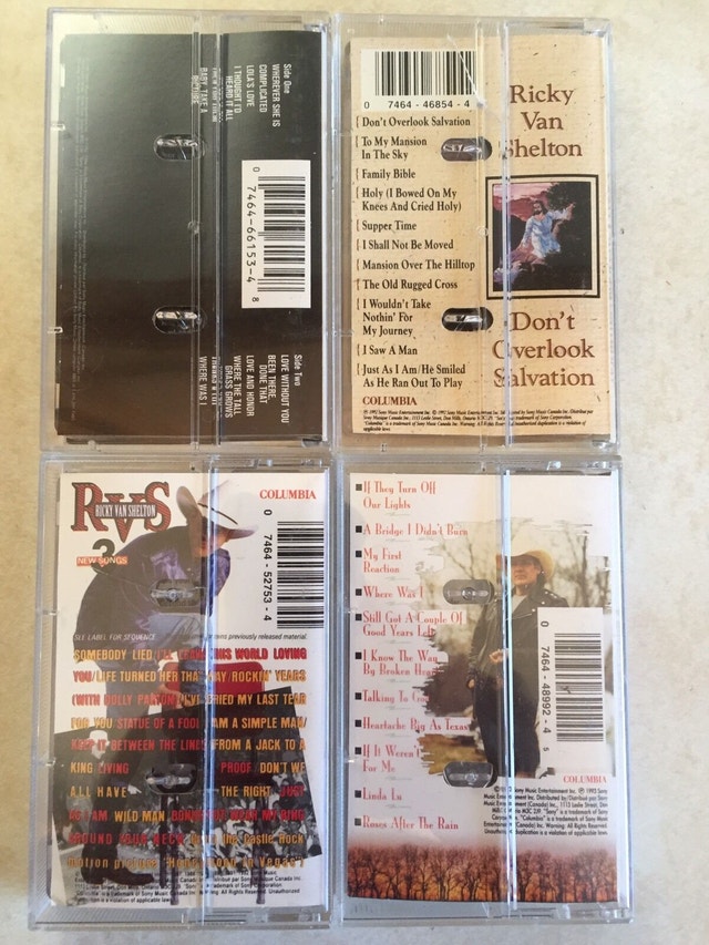 Ricky Van Shelton Cassette Tapes - photo 2