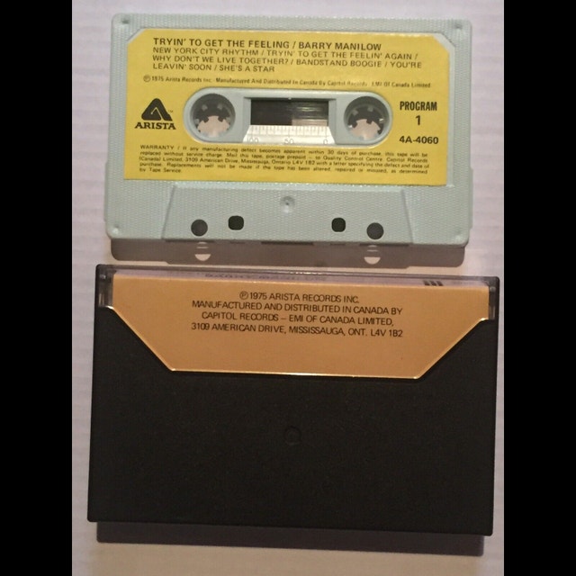 Barry Manilow - Trying To Get The Feeling Cassette Tape (1975) - photo 2