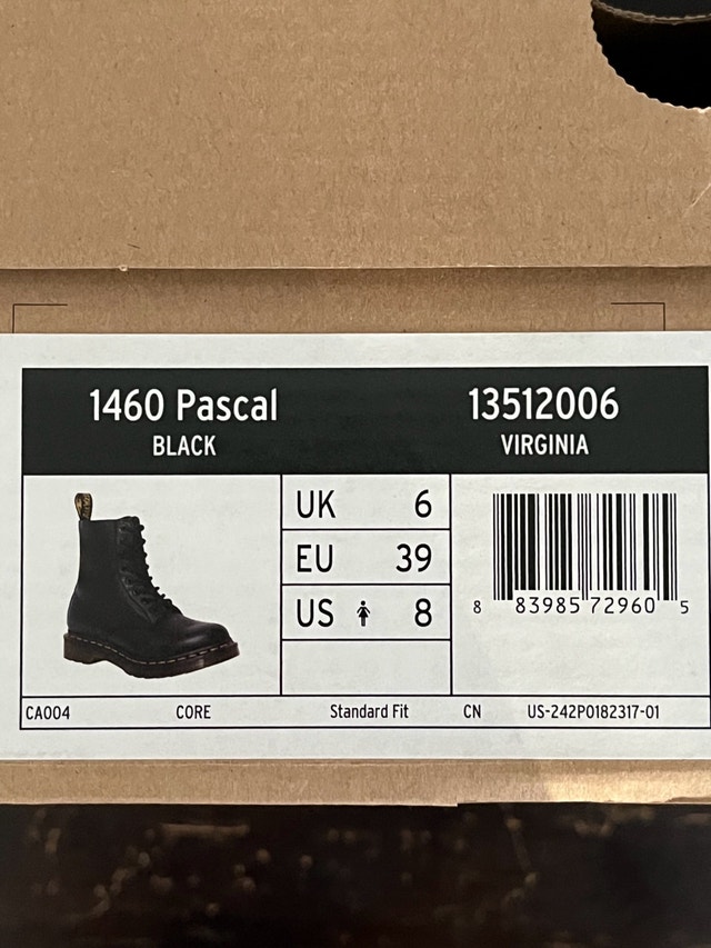 Dr. Martens Air Wair 1460 Pascal Black Boots - photo 2