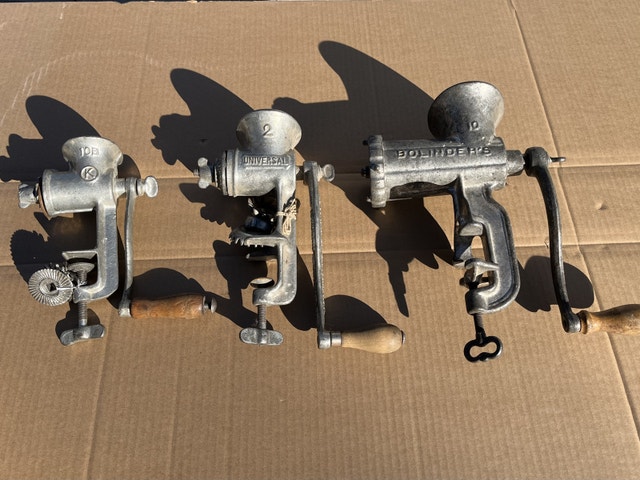 Antique Meat Grinders