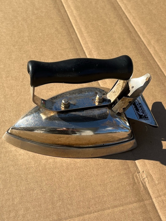 Antique electric flat iron